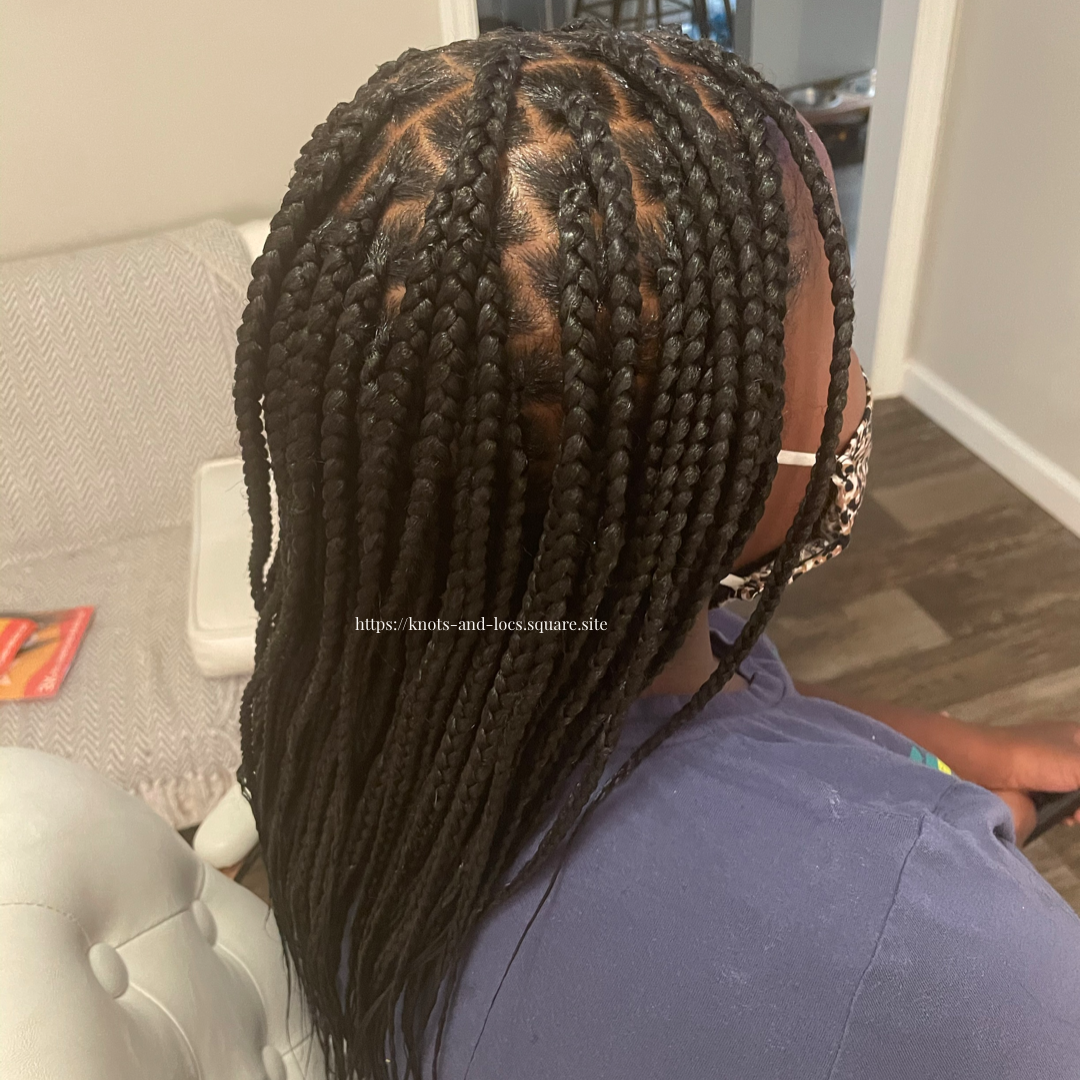 Medium Knotless Box Braids (KIDS) - ZSeals Braids